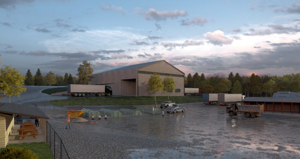 Bay Minette Transfer Station rendering for improved site upgrades