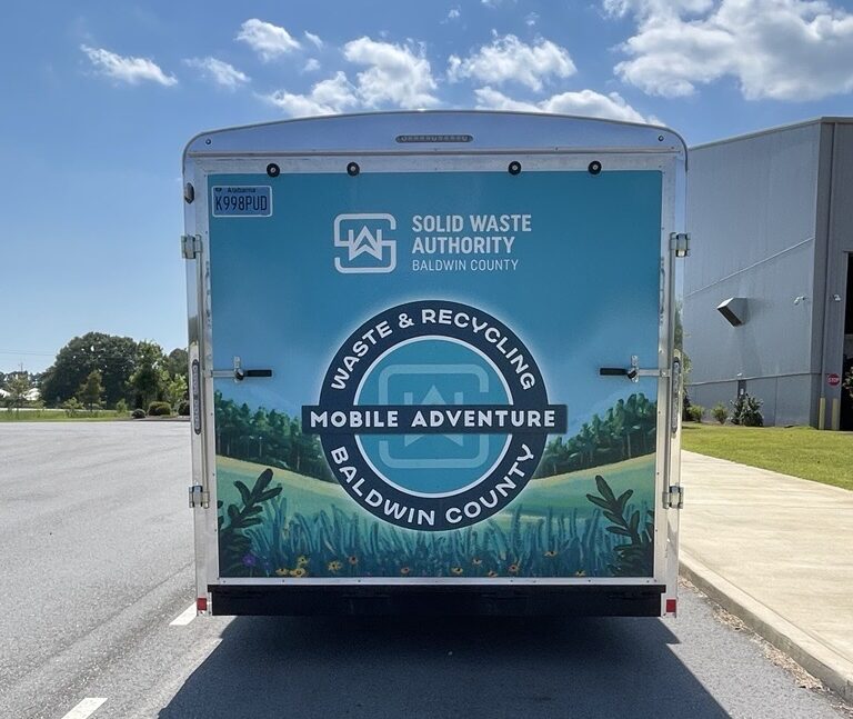 Back of Waste & Recycling Mobile Adventure