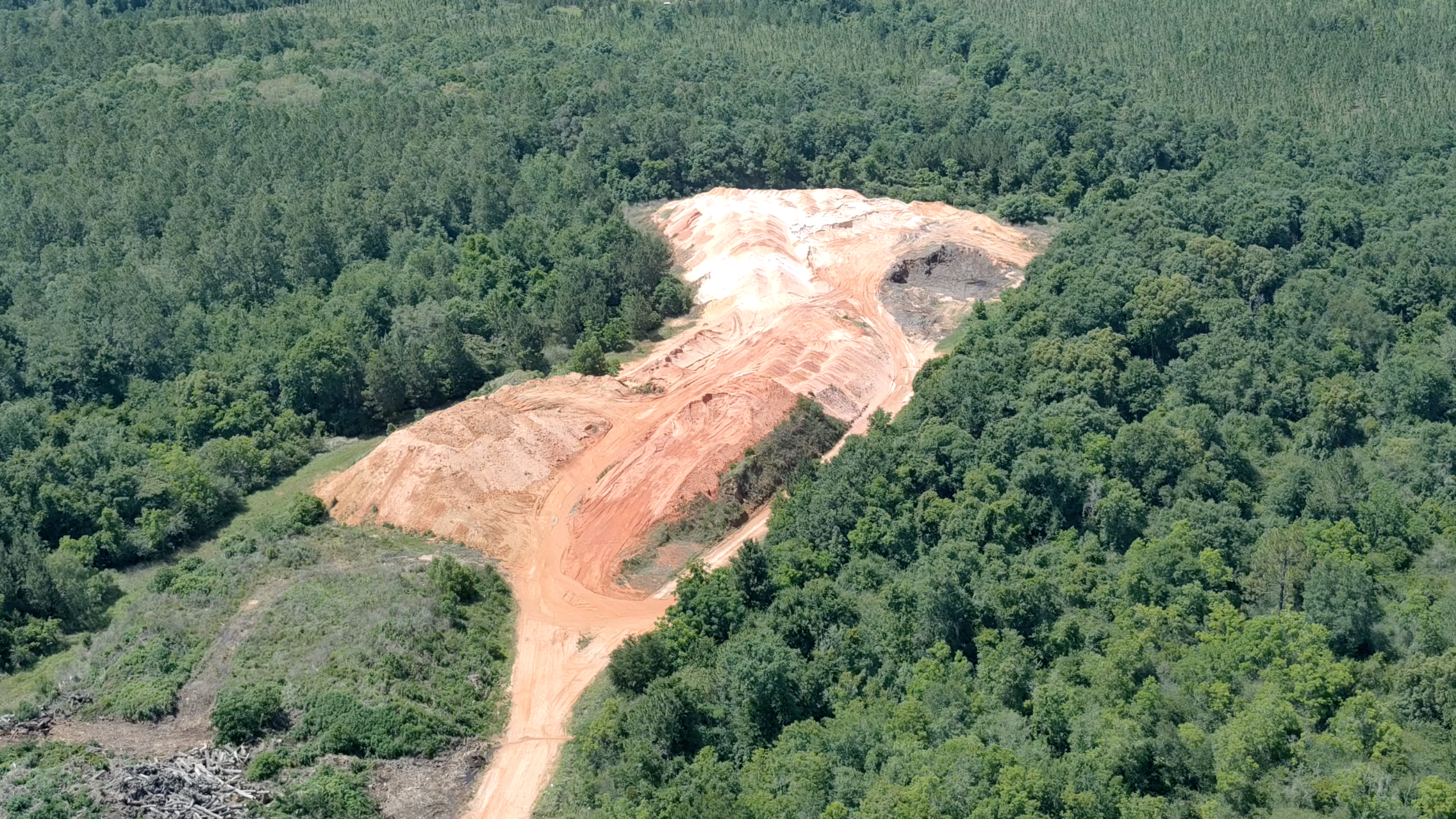 Landfill Aerial shot
