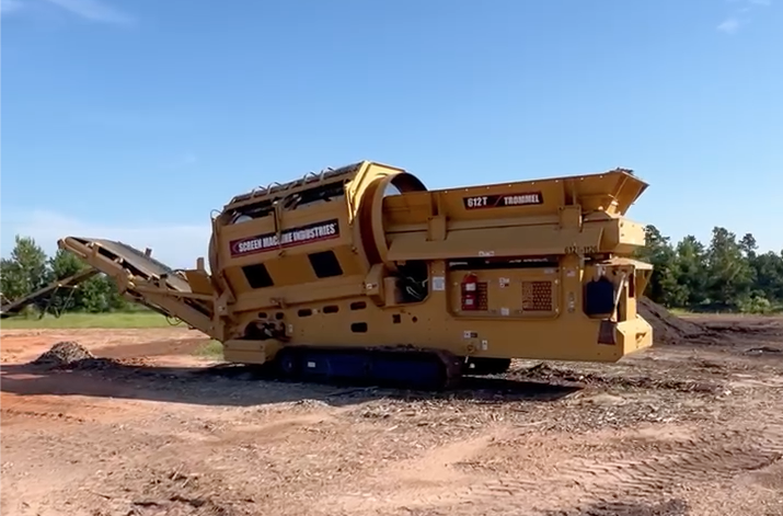 Composting troller used to create compost at Baldwin County's landfills