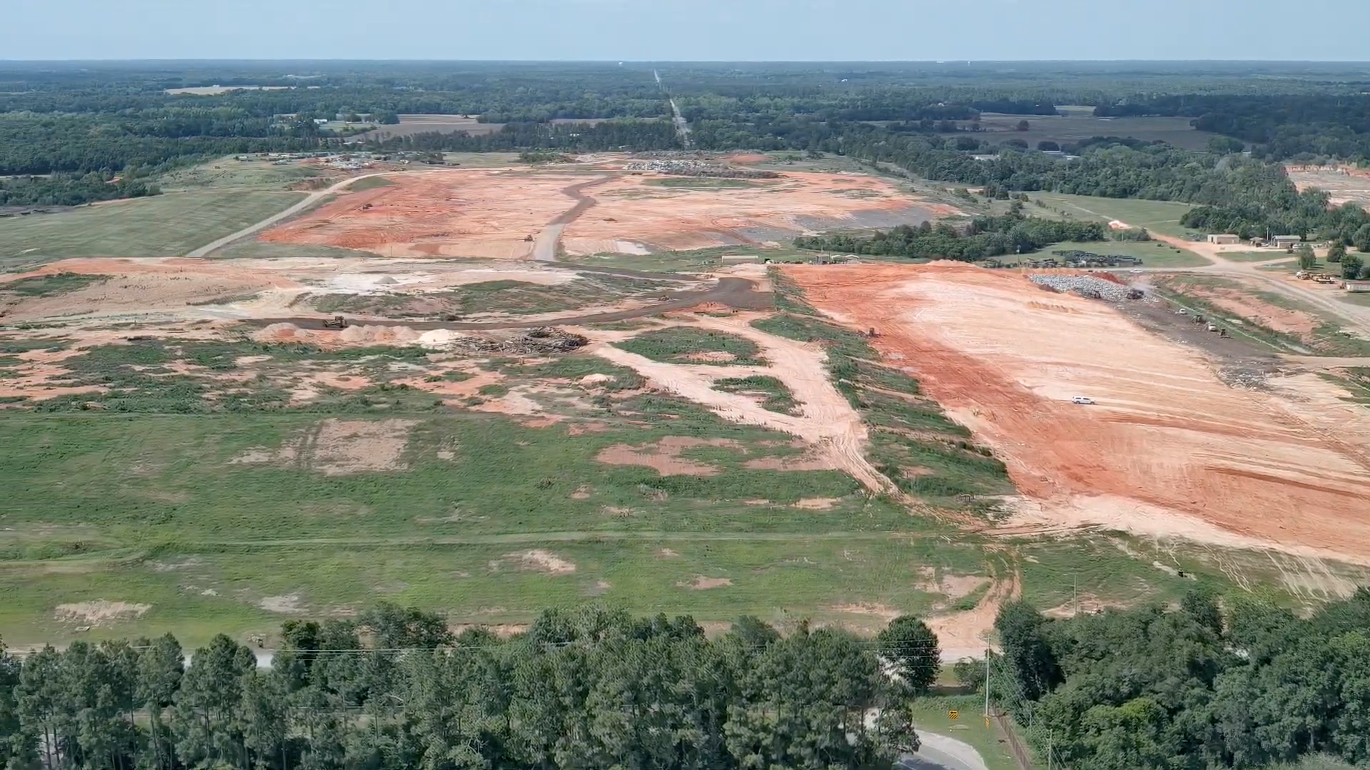 Magnolia Landfill aerial shot